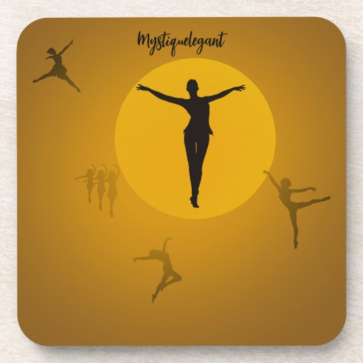 Mystique Elegant Dance Bier Onderzetter (Voorkant)