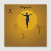 Mystique Elegant Dance Magnetische Uitnodiging (Voorkant)