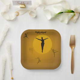 Mystique Elegant Dance Papieren Bordje