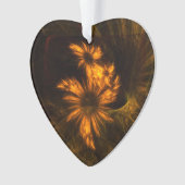 Mystique Garden Abstract Art Acrylhart Ornament (voorkant)