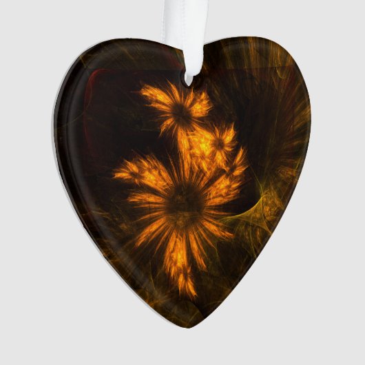 Mystique Garden Abstract Art Acrylhart Ornament (voorkant)