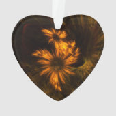 Mystique Garden Abstract Art Acrylhart Ornament (achterkant)