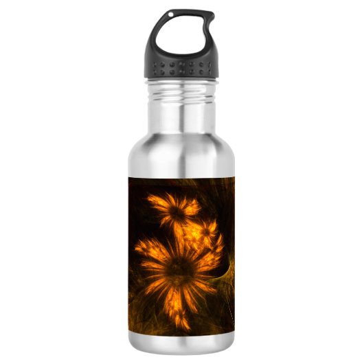 Mystique Garden Abstract Art Bottle Waterfles (Voorkant)