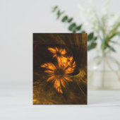 Mystique Garden Abstract Art Briefkaart (Staand voorkant)