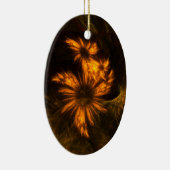 Mystique Garden Abstract Art Oval Ornament (Rechts)