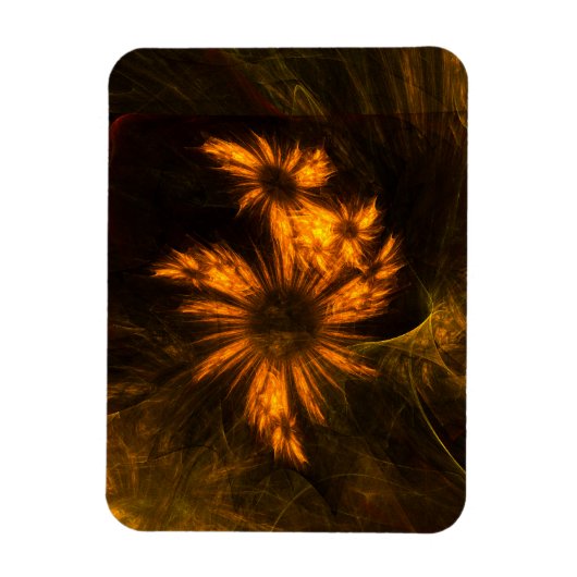 Mystique Garden Abstract Art Premium Magnet Magneet (Verticaal)