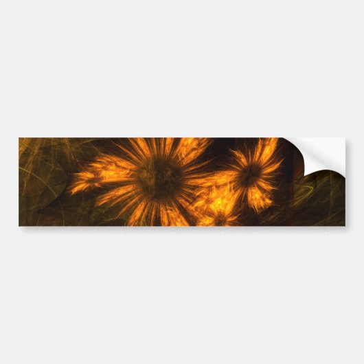 Mystique Garden Abstracte Art Bumpersticker (Voorkant)