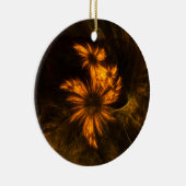 Mystique Garden Abstracte Art Circle Ornament (Rechts)