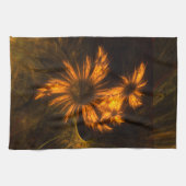 Mystique Garden Abstracte Art Kitchen Towel Theedoek (Horizontaal)