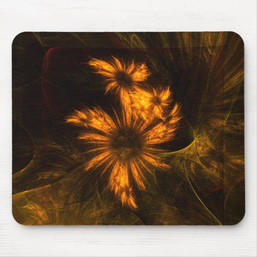 Mystique Garden Abstracte Art Mousepad Muismat (Voorkant)