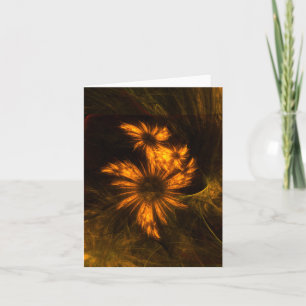 Mystique Garden Abstracte Art Note Card Kaart