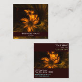 Mystique Garden Abstracte Art Professional Vierkante Visitekaartje (Voorkant / Achterkant)