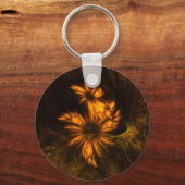 Mystique Garden Abstracte Art Sleutelhanger (Voorkant)