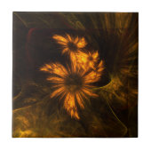Mystique Garden Abstracte Art Tile Tegeltje (Voorkant)
