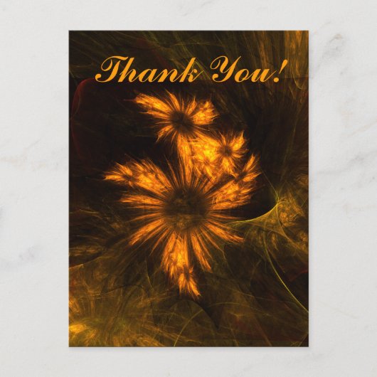 Mystique Garden Dank je Briefkaart (Voorkant)