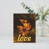 Mystique Garden Love Briefkaart (Staand voorkant)