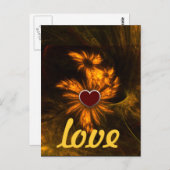 Mystique Garden Love Briefkaart (Voorkant / Achterkant)