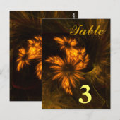 Mystique Garden Table Number Briefkaart (Voorkant / Achterkant)