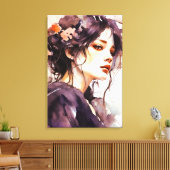 Mystique in Bloom #088: Omarm de elegantie Canvas Afdruk (Insitu (Woonkamer))