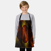 Mystique Oerwoud Abstract Art Apron Schort (Gedragen)