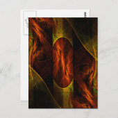 Mystique Oerwoud Abstract Art Briefkaart (Voorkant / Achterkant)