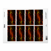 Mystique Oerwoud Abstract Art Fractal Etiket (Full Sheet)