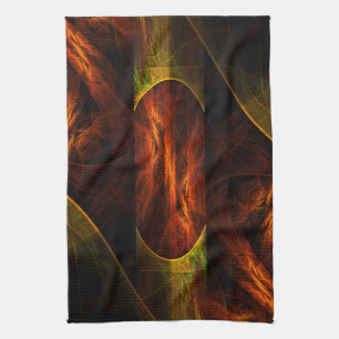 Mystique Oerwoud Abstract Art Kitchen Towel Theedoek