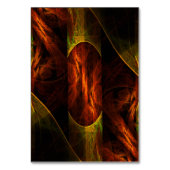 Mystique Oerwoud Abstract Art Table Card Kaart (Achterkant)