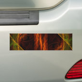 Mystique Oerwoud Abstracte Art Bumpersticker (Op auto)