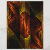 Mystique Oerwoud Abstracte Art Flyer (Voorkant)