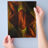 Mystique Oerwoud Abstracte Art Flyer (Hand)