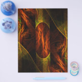 Mystique Oerwoud Abstracte Art Flyer (Enkel)