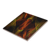 Mystique Oerwoud Abstracte Art Tile Tegeltje (Zijkant)