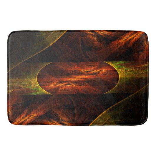 Mystique Oerwoud Abstracte Kunst Badmat (Voorkant)