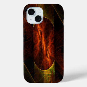 Mystique Oerwoud Abstracte Kunst iPhone 15 Case