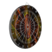 Mystique Oerwoud Abstracte Kunst Dartbord (Voorkant Links)