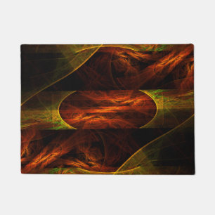 Mystique Oerwoud Abstracte Kunst Deurmat