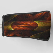 Mystique Oerwoud Abstracte Kunst Golfheadcover (Voorkant)