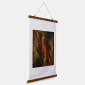 Mystique Oerwoud Abstracte Kunst Hangend Wandkleed (Gebogen)