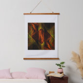 Mystique Oerwoud Abstracte Kunst Hangend Wandkleed (Slaapkamer)