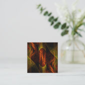 Mystique Oerwoud Abstracte Kunst Informatiekaartje (Staand voorkant)