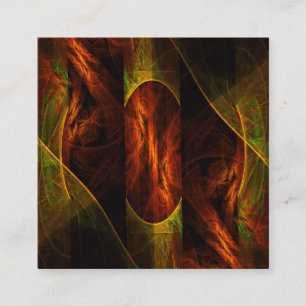Mystique Oerwoud Abstracte Kunst Informatiekaartje