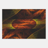 Mystique Oerwoud Abstracte Kunst Inpakpapier Vel (Voorkant 3)