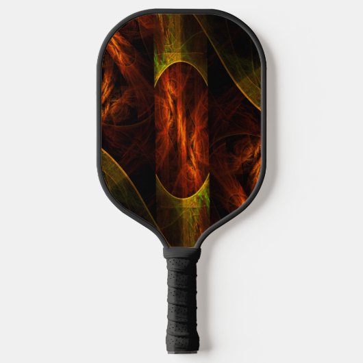 Mystique Oerwoud Abstracte Kunst Pickleball Paddle (Voorkant)