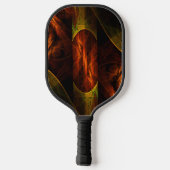 Mystique Oerwoud Abstracte Kunst Pickleball Paddle (Achterkant)
