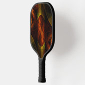 Mystique Oerwoud Abstracte Kunst Pickleball Paddle (Links)