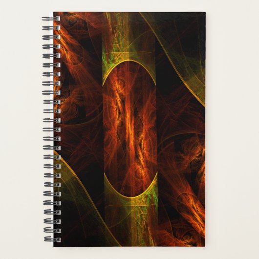 Mystique Oerwoud Abstracte Kunst Planner (Voorkant)