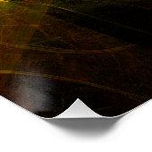 Mystique Oerwoud Abstracte Kunst Poster (Hoek)