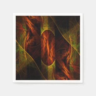 Mystique Oerwoud Abstracte Kunst Servetten