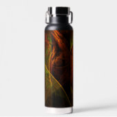 Mystique Oerwoud Abstracte Kunst Waterfles (Voorkant)
